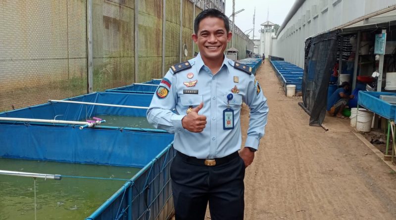 Warga Binaan Lapas Narkotika Jakarata Dimasa Pandemi Tetap Semangat Pembudidayaan Ikan Lele.