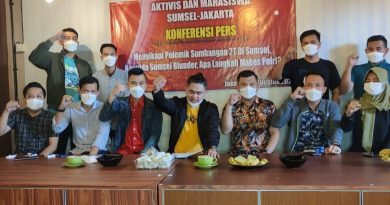 Aktivis Mahasiswa Sumsel Konferensi Pers  Minta Kapolri Copot Kapolda Eko Indra Heri.