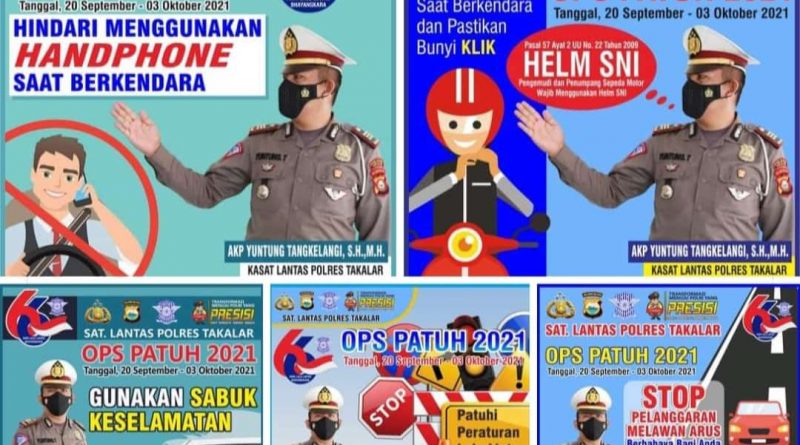 Satlantas Polres Takalar akan Menggelar Operasi Patuh 2021