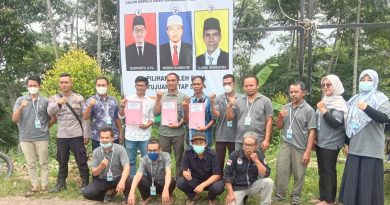 Panitia Pemilihan Calon Kades Sukamulya Cibeber Sosialisasikan Tata Cara Pencoblosan.