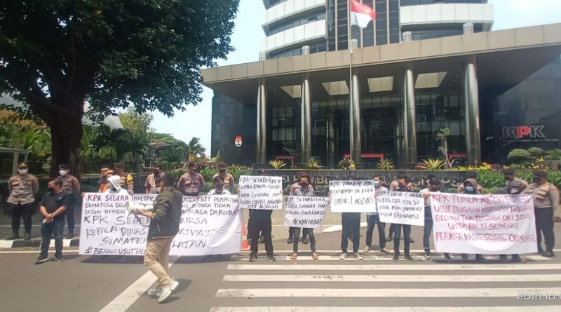 GAGAK Soroti Dugaan Korupsi BTT di Provinsi Sumatera Selatan.