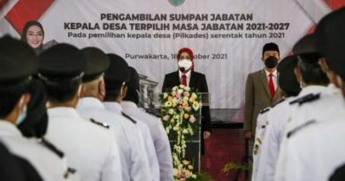 Bupati Purwakarta Lantik 170 Kades, Masa Jabatan 2021-2027.