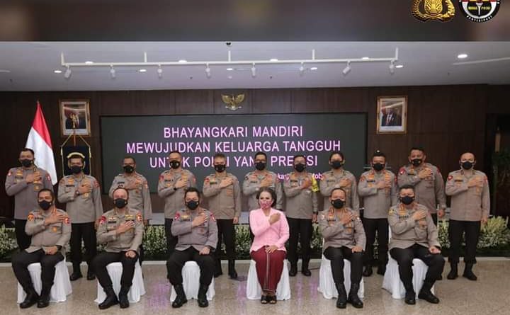 Kapolri Hadiri Perayaan HKGB Ke-69 di Mabes Polri.