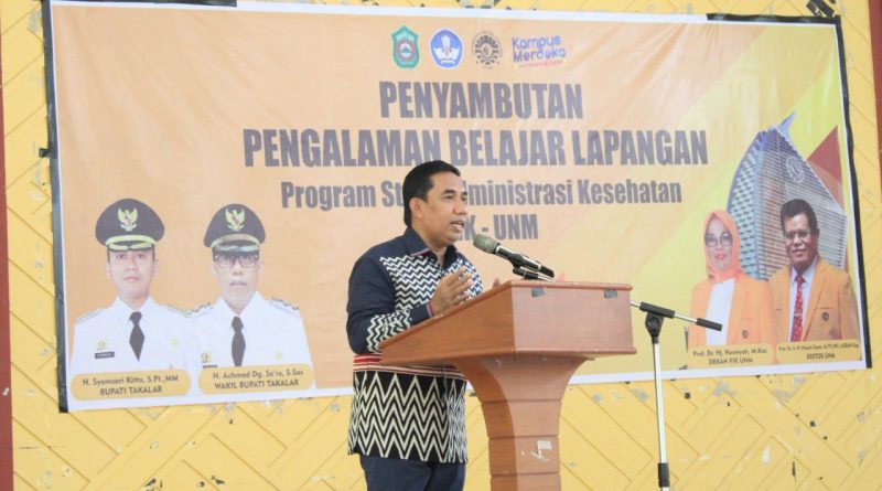 Wabup Takalar sambut mahasiswa PBL FIK UNM