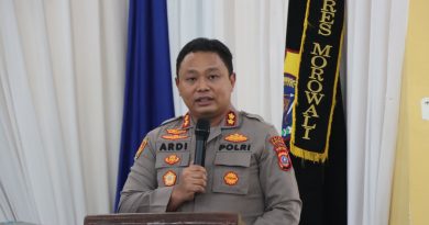 Hari Jadi Polres Morowali Gelar Syukuran.