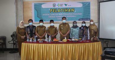 Dinkes Morowali Bersama PT Vale Gelar Pelatihan Hygiene Sanitasi Makanan.