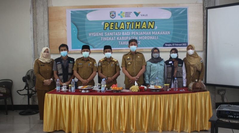 Dinkes Morowali Bersama PT Vale Gelar Pelatihan Hygiene Sanitasi Makanan.