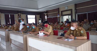 Bupati Buka Raker Bersama Perangkat Daerah Unit Kerja dan Unsur Vertikal se Kabupaten Morowali.