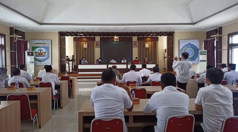 Pemeriksaan LKPD TA 2021, Pemkab Morowali Entry Meeting dengan BPK RI Perwakilan Sulteng.