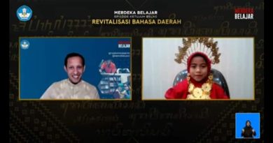 Afifah Al Hafizah Juara 1 Lomba Pidato Bahasa Daerah”Berdialog Langsung Secara Virtual Bersama Menteri Mas Nadiem Makarim”