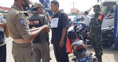 Polsek Gunungsindur Melaksanakan Ops Yustisi Gabungan.