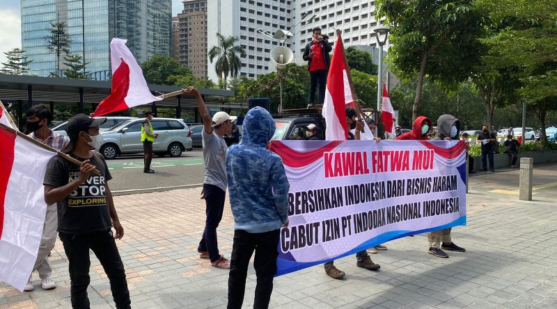 Aksi Kawal Fatwa MUI, Bapera Desak Cabut Izin PT Indodax Nasional Indonesia.