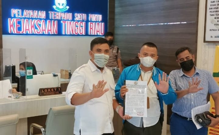 KNPI Riau Resmi laporkan Kasus Korupsi Di DLH Siak ke Kejati Riau, “Kabid Ali Amran Wajib Bertanggung Jawab!”