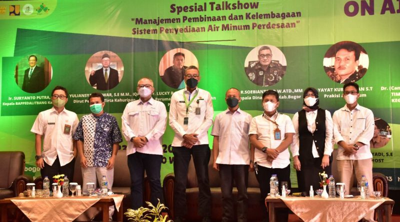 Direktur Utama Perumda Air Minum Tirta Kahuripan Hadiri Talkshow.Bahas Soal SPAM di Kabupaten Bogor.