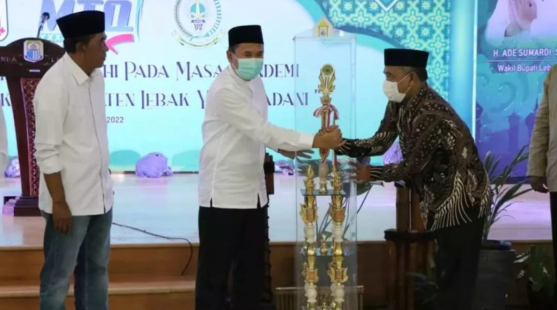 MTQ Ke-XXXIX Tingkat Kabupaten Lebak Resmi Dibuka, Wabup Lebak Lantik Dewan Hakim.