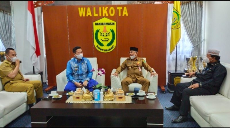 Kunjungan Kerja Wakil Bupati Tanah Bumbu Ke Pemko Banjarmasin