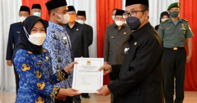 Ratusan Pegawai Dilantik, Bupati Ingatkan Tugas dan Tanggung Jawab.