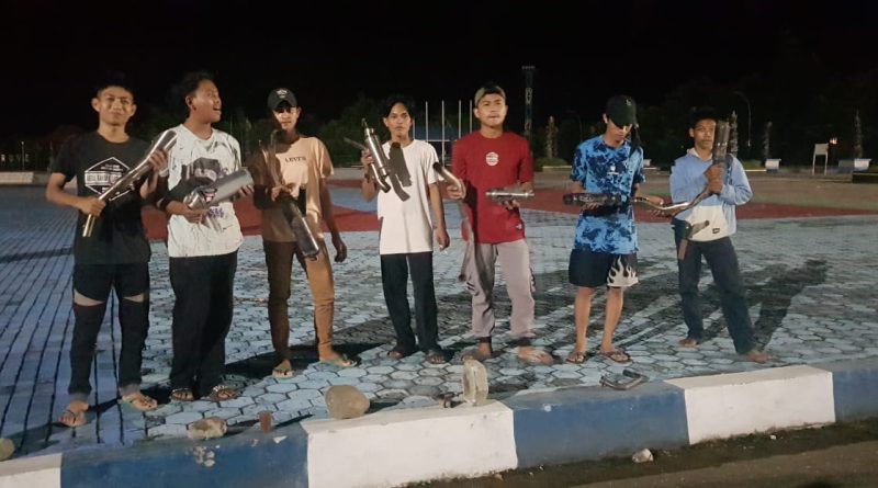 Polres Morowali Lakukan Razia Sepeda Motor Yang Menggunakan Knalpot Racing.