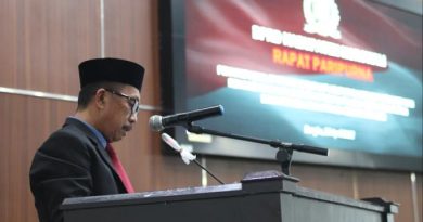 Rapat Paripurna, Penyampaian Laporan Pansus dan Rekomendasi LKPJ Bupati T.A 2021 Akhiri Masa Persidangan II.