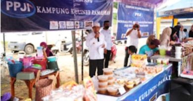 Wabup Tanbu Menggelar Kampung Kuliner Ramadhan