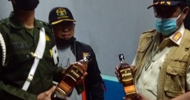 Satpol PP Tanbu Razia Tempat Hiburan Malam ,Masih ditemukan Sejumlah Miras.