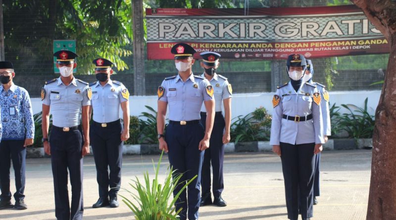 Peringati Hari Pendidikan Nasional Rutan Depok Laksanakan Upacara.