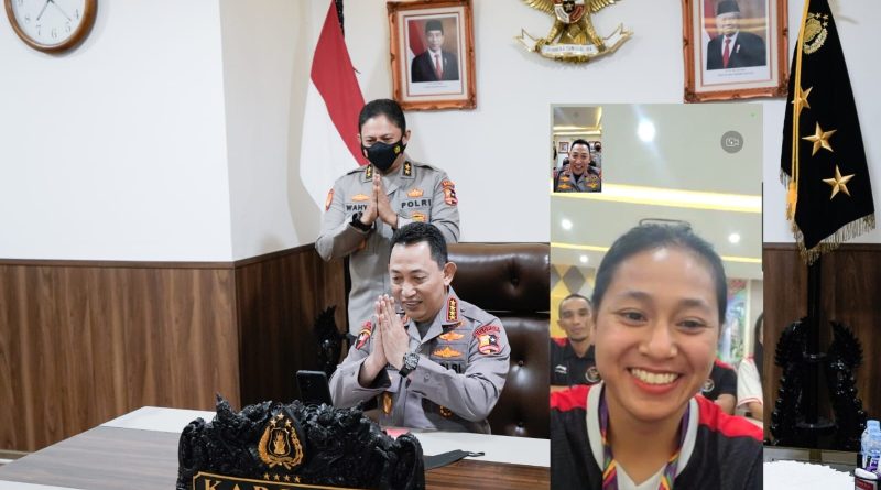 Video Call Pesepeda Peraih Medali Sea Games, Kapolri: Indonesia Sangat Bangga