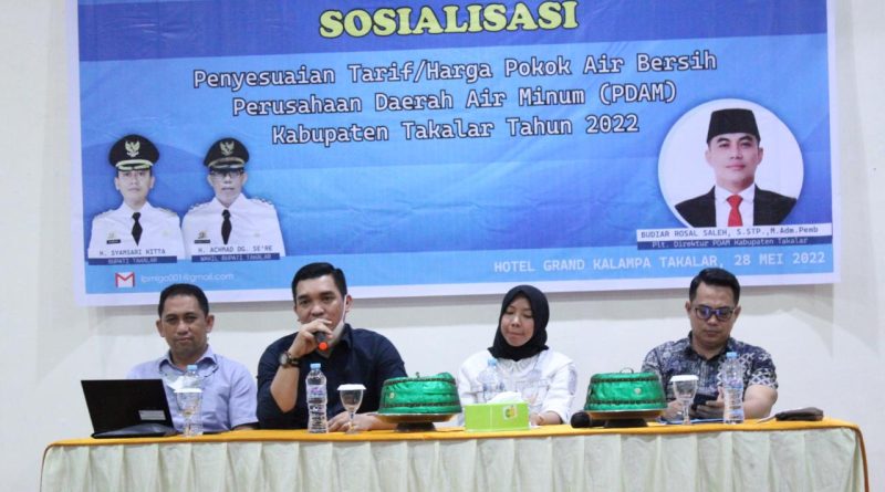 Dua Belas Tahun Merugi, PDAM Takalar Lakukan Penyesuaian Tarif