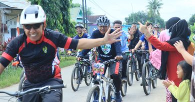 Dandim 1426 Takalar Dampingi Pangdam XIV Hasanuddin Jelajahi Wilayah Polombangkeng Utara