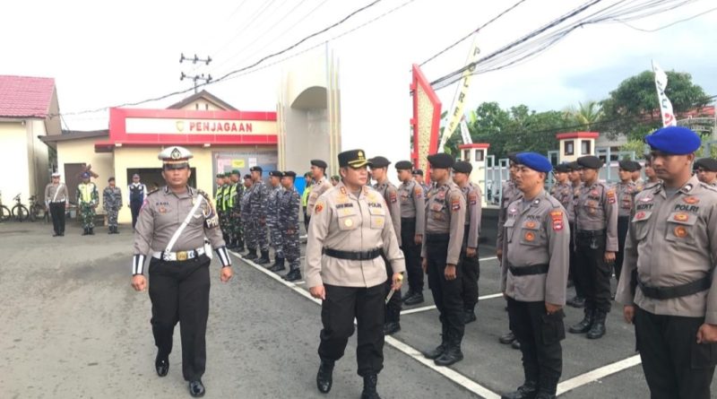 Polres Kotabaru Gelar Apel Pasukan Operasi Kepolisian Kewilayahan Patuh Intan – 2022