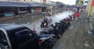 Akibat Hujan Deras Akibatkan Genangan diKabupaten Korabaru,.