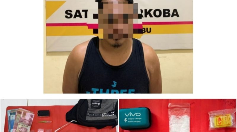 Satresnarkoba Polres Tanah bumbu Ringkus lagi kurir Sabu