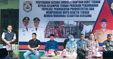 Menuju Morowali Sejahtera Bersama Pemkab Morowali Salurkan Bantuan Bibit Ternak.