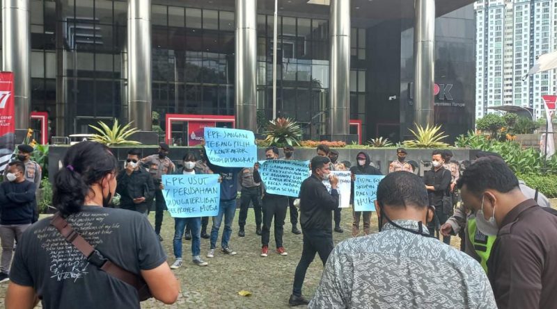 KPK Diminta Usut 7 Perusahan Diduga Terlibat Suap Fee Proyek Kab.Musi Banyuasin.