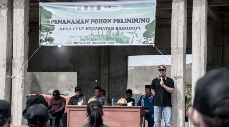 IMIP Bersama Masyarakat, Tanam 2.000 Pohon Pelindung di Bahodopi.