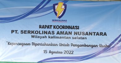 Rapat Koordinasi PT.Serkolinas Aman Nusantara Wilayah Kal-Sel