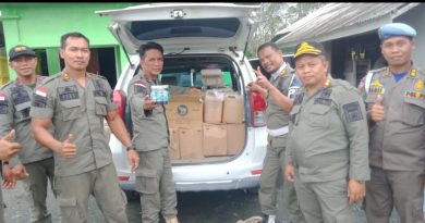 Satpol PP Tanah Bumbu Kembali Lakukan Sweeping Minuman Beralkohol