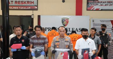 Polres Takalar Gelar Press Release hasil Operasi SIKAT LIPU 2022