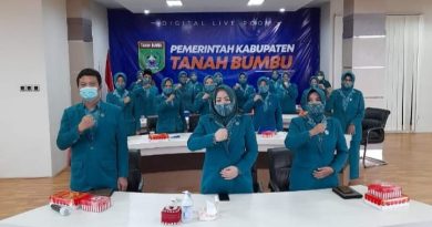 Penilaian Lomba Desa Binaan Kecamatan TP.PKK Tanah bumbu