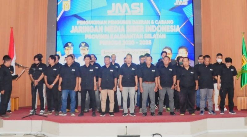 JMSI Tanah Bumbu Dikukuhkan,Siap Gelar UKW 2023