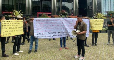 Tidak Percaya Penanganan Kasus  Perambahan Lahan dan TPPU di OKU Timur Oleh Polda Sumsel, Gagak Demo KPK Minta Ambil Alih.