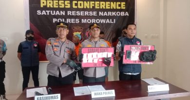 Polres Morowali”Sikat”Pengedar Sabu-Sabu