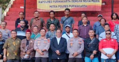 Kapolres Purwakarta Aadakan Kopdar dengan Awak Media di Purwakarta.