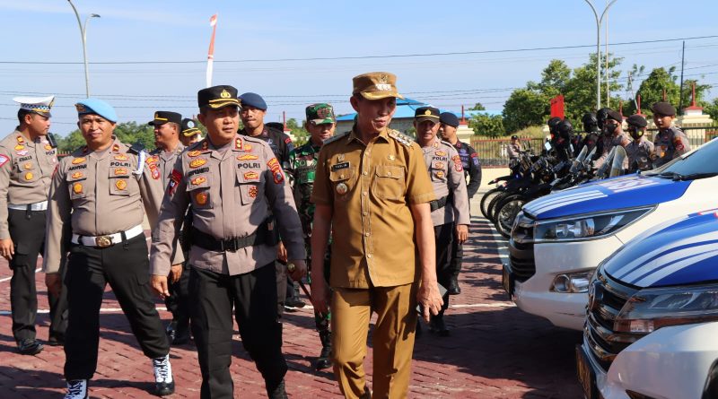 Operasi Lilin 2022,Polres Morowali Polda Sulteng Kerahkan 84 Personel.