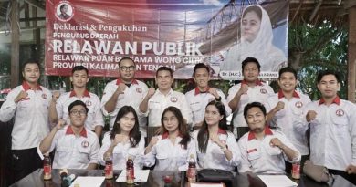 Relawan Puan Bersama Wong Cilik Kalimantan Tengah Siap Menangkan Puan Maharani Capres 2024.