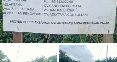 Jalan Kampung Kini Mulus, Warga Desa Sungai Daun Terima Kasih Kepada Bupati Rohil Afrizal Sintong.