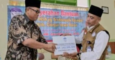 Fornas LKSA Tanbu Kumpulkan Donasi Untuk korban Gempa di Kabupaten Cianjur