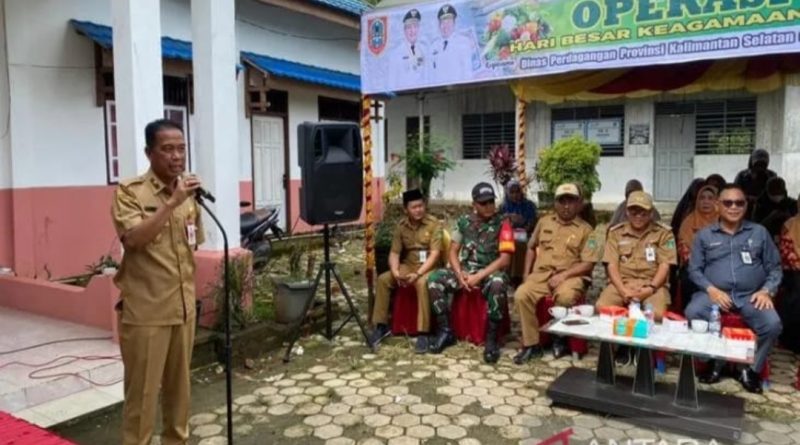 Jelang Nataru Pemkab Tanbu Lakukan Operasi Pasar Murah