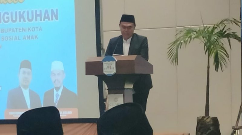 Presiden Anak Yatim Indonesia HM Zairullah Lantik Pengurus Forum LKSA se-Sulsel