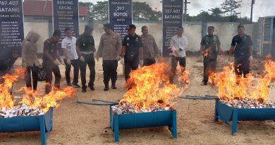 Bea Cukai Morowali Musnahkan Barang Milik Negara Ilegal.